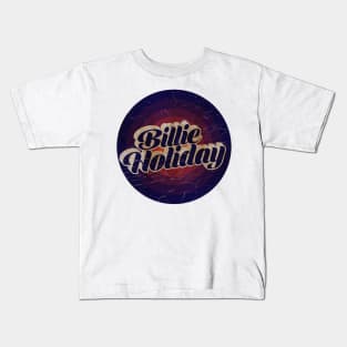 BILLIE HOLIDAY - VINTAGE BLURN CIRCLE Kids T-Shirt